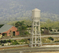 HO Scale Water Tower 3D model