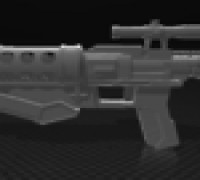 F- 11ABA Heavy Blaster Cannon 3D model