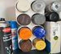 Simple Table-top Paint Can Holder 3D model
