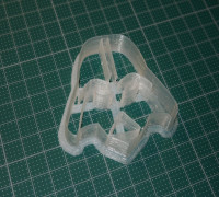Darth Vader Cookie Cutter 3D model