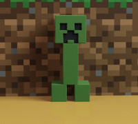 Creeper Minecraft 3D model