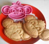 Cookies cutter Monkey boy 3D model