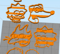Simpsons Cookie Cutter 3D model