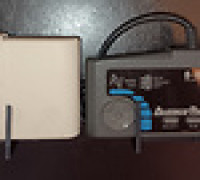 PC Engine / Core GrafX AvenuePad3 Controller Wallmount 3D model