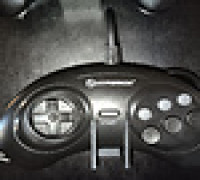 MegaDrive / Genesis Hyperkin GN6 Controller Wallmount 3D model