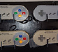 SNES / Super Famicom Controller Wallmount 3D model