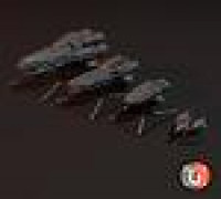 Grimdark Future: Warfleets - Generic Fleet 3D model