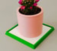 Coaster, pots stand,  kitchen spoon rest 3D model