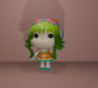 VOCALOID:GUMI 3D model