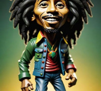 Bob Marley 3D model
