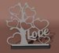 Lover tree 3D model