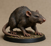 Large Rat Miniature 3D model