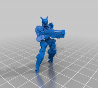Tetra - Mobile Arms Light Frame 3D model