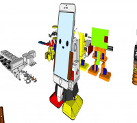 MobBob V2 Remix - Smart Phone Controlled Robot 3D model