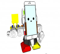 MobBob V2 Remix Upgrade - Smart Phone Controlled Robot 3D model