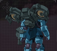 thunderbolt Gouf flight backpack 3D model