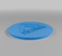 The Finals Logo Coaster 3D model