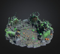 alien nest game rpg 3D model