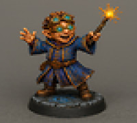 Gnome Wizard Miniature 3D model