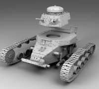 t-18 tank 3D model
