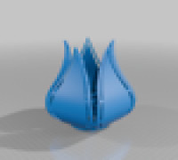 Lotus Lamp Shade 3D model