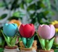 Tulip clicker (Table Garden) 3D model