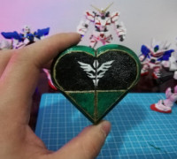 Neo Zeon Custom Foldable Heart Box 3D model