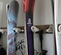Clamping Ski Wall Mount 3D model