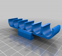 Nerf Dart Rail Clip 3D model