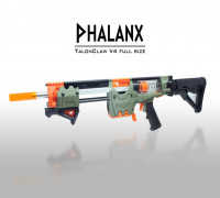 Phalanx the TalonClaw V4 full size NERF dart blaster 3D model