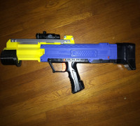 Nerf Rival Apollo Pump Conversion and stock 3D model