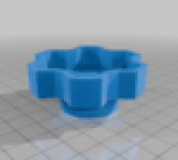 Honeycomb Alpha/Bravo Clamp Socket 3D model