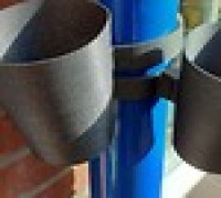 drainpipe flower pot 3D model