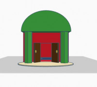 Simple Playhouse (3+ yrs) 3D model
