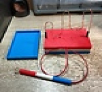 A Fun Self-Designed Steady Hand Game (Wire Loop Game) 3D model
