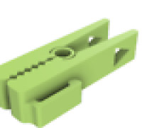 Clothespins with hook - No Spring Required 3D model