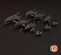 Grimdark Future: Warfleets - Ratmen Clan Fleet 3D model
