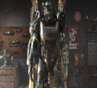 Fallout 4 T60 Full Armour and Frame 3D model
