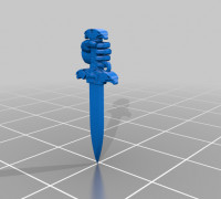 Allarus  Terminator Dagger Hands 3D model