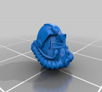 Fallout T51-b Power Armor Miniature Kit (No Weapons) 3D model