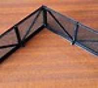 Automatic Infill Fence - Corner base 3D model