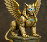 Magical Construct Sphinx Miniature 3D model