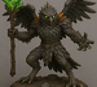 Kenku War Mage Miniature 3D model
