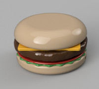 Burger cliki 3D model