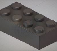 LEGO 2x4 3D model
