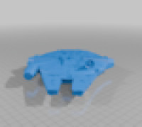 millenium falcom 3D model