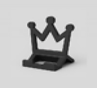 Phone Stand Crown 3D model