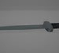 Shakespearian era dagger 3D model