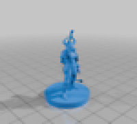 DnD teafling miniature  3D model