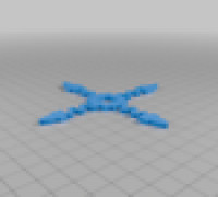 Cross Disk Fidget Toy 3D model